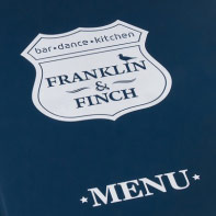 Изготовление меню на болтах, шнуре – «Franklin&Finch»